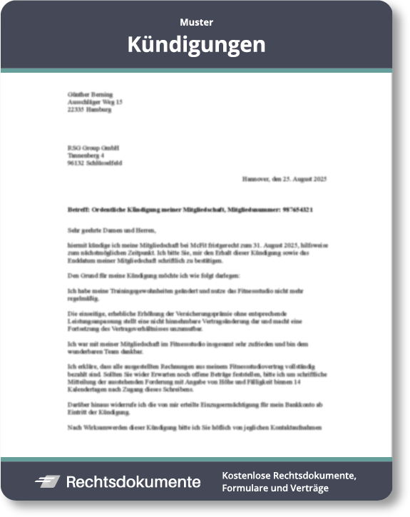 Kündigung